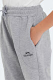 Slazenger LINE Unisex Çocuk Eşofman Altı Taş Gri
