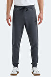 Slazenger VALARY Erkek Cepli Dar Paça Koyu Gri Eşofman Altı