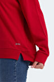 Slazenger VIRTUE Kadın Sweatshirt Kırmızı
