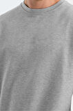 Slazenger VADIK Oversize Erkek  Gri Sweatshirt