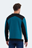 Slazenger VITALI Erkek  Petrol Sweatshirt