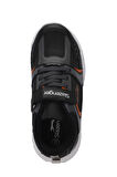 Slazenger KENDALL Çocuk Cırt Cırtlı Siyah / Koyu Gri Günlük Spor Ayakkabısı