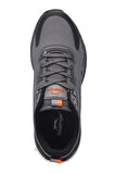Slazenger ZEUS Erkek Sneaker Ayakkabı Koyu Gri / Turuncu