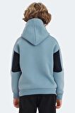 Slazenger LAYNE Unisex Çocuk Sweatshirt Mavi / Lacivert