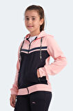 Slazenger NOON Kız Çocuk Eşofman Takımı Lacivert / Pembe