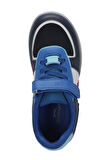 Slazenger PERLE Çocuk Cırt Cırtlı Lacivert / Beyaz Sneaker