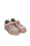 Slazenger PERLE Çocuk Cırt Cırtlı Beyaz / Pembe Sneaker