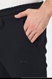 Slazenger BLAZEWAY Erkek Cepli Dar Paça Siyah Eşofman Altı
