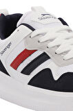 Slazenger MEGA I Erkek Sneaker Ayakkabı Beyaz / Lacivert
