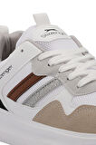 Slazenger MEGA I Erkek Sneaker Ayakkabı Beyaz / Kahve