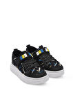 Slazenger NUMANCIA Çocuk Cırt Cırtlı Siyah / Mavi Günlük Spor Ayakkabısı