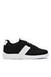 Slazenger CARISSA Erkek Sneaker Ayakkabı Siyah / Beyaz