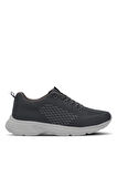 Slazenger LEVER I Büyük Beden Erkek Sneaker Ayakkabı Koyu Gri