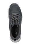 Slazenger LEVER I Büyük Beden Erkek Sneaker Ayakkabı Koyu Gri
