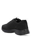 Slazenger LEVER I Büyük Beden Erkek Sneaker Ayakkabı Siyah / Siyah