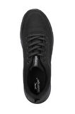 Slazenger LEVER I Büyük Beden Erkek Sneaker Ayakkabı Siyah / Siyah