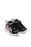 Slazenger KEMBA Çocuk Cırt Cırtlı Siyah / Pembe Günlük Spor Ayakkabısı