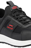 Slazenger TADDEO I Erkek Sneaker Ayakkabı Siyah / Kırmızı