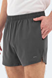 Slazenger ROMANO Erkek Cepli Fıtness Koyu Gri Şort