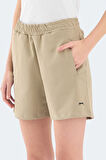 Slazenger RAMLAH I Kadın Cepli Bej Şort