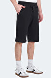 Slazenger KALEV Erkek Cepli Kapri Siyah Şort