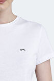 Slazenger KORNELI I Kadın Slim Fit Beyaz Tişört