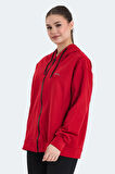 Slazenger KATHLEENA Kadın Sweatshirt Kırmızı