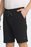 Slazenger NOVA Erkek Cepli Siyah Şort