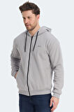 Slazenger KOZZAX Erkek Sweatshirt Gri