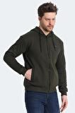 Slazenger KOZZAX Erkek Sweatshirt Haki