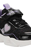 Slazenger KLARION Kız Çocuk Sneaker Ayakkabı Siyah / Mor