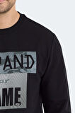 Slazenger RUBIO Erkek  Siyah Sweatshirt