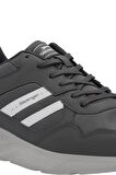 Slazenger IDEAL I Büyük Beden Erkek  Koyu Gri / Beyaz Koşu & Yürüyüş Spor Ayakkabısı