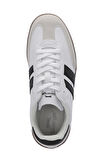 Slazenger ITALY I Erkek  Beyaz / Siyah Günlük Spor Ayakkabısı