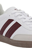 Slazenger ITALY I Erkek  Beyaz / Bordo Günlük Spor Ayakkabısı