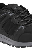 Slazenger OUTBACK I Erkek  Siyah / Koyu Gri Günlük Spor Ayakkabısı