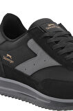 Slazenger OASIS I Erkek  Siyah / Koyu Gri Günlük Spor Ayakkabısı