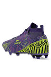 Slazenger CORNER Erkek Halı Saha Mor Futbol Ayakkabısı