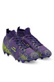 Slazenger CORNER Erkek Halı Saha Mor Futbol Ayakkabısı
