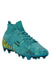 Slazenger CORNER Erkek Halı Saha Turkuaz Futbol Ayakkabısı