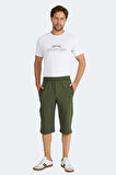 Slazenger NECK I Erkek Cepli Kapri Haki Şort