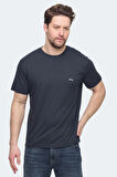 Slazenger KRATER 3 lü Set Erkek  Koyu Gri - Açık Yeşil - Indigo Tişört
