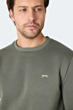 Slazenger MEGAR I Erkek  Haki Sweatshirt