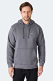 Slazenger MOONLIGHT I Erkek  Gri Sweatshirt