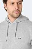 Slazenger MOONLIGHT I Erkek  Gri / Beyaz Sweatshirt