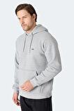 Slazenger MOONLIGHT I Erkek  Gri / Beyaz Sweatshirt
