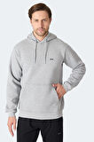 Slazenger MOONLIGHT I Erkek  Gri / Beyaz Sweatshirt