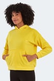 Slazenger SASSA 2  li set Kadın Kapüşonlu Cepli Sarı - Kiremit Sweatshırt