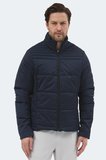 Slazenger BLANCO Erkek Dik Yaka Slim Fit Lacivert Mont & Kaban