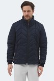 Slazenger BEAST Erkek Dik Yaka Fermuarlı Lacivert Mont & Kaban